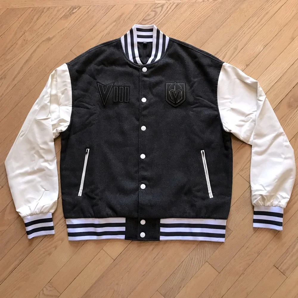 Vegas Golden Knights 2024 Season 8 Member Box Varsity Bomber Jacket XL Scarf Pin - Picture 4 of 15